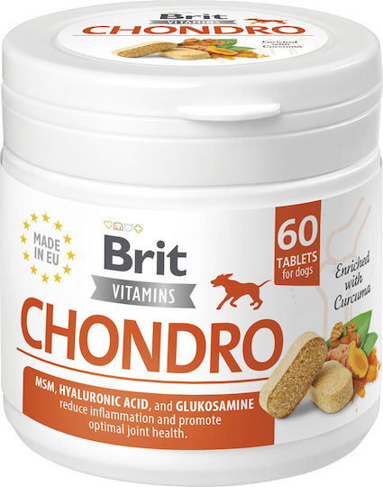 Brit Chondro Πολυβιταμίνες Σκύλου σε Δισκία 120gr για Αρθρώσεις