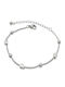 Bizou-Shop Damen Armband Kette mit Design Herz aus Stahl mit Perlen