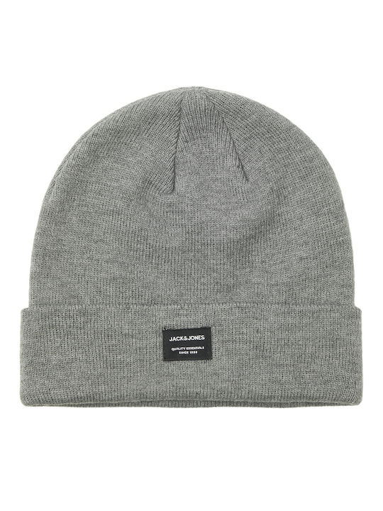 Kids Beanie Knitted Gray