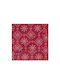 Nima Christmas Day Weihnachtlich Tischtuch Quadrat Stoff Rot L85xB85cm.