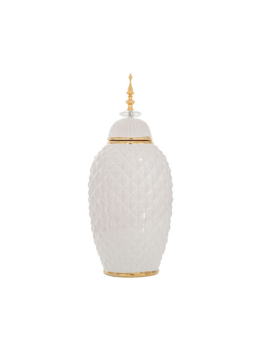 Iliadis Decorative Vase White 20x15.5x47.5cm