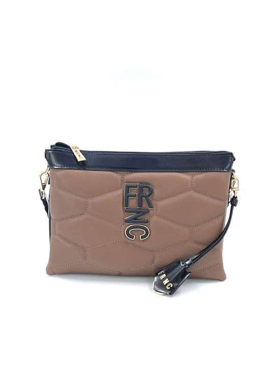 FRNC Damen Tasche Schulter Braun