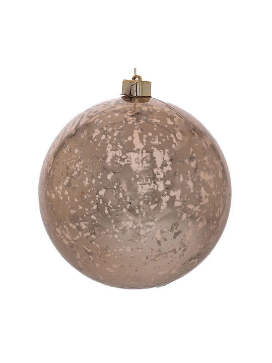 Hanging Ball Ornament Ornament Plastic Ecru