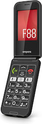 Emporia TALKglam Dual SIM Κινητό με Κουμπιά Μαύρο