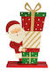 Dekorativer Weihnachtsmann Rot aus Holz 22x15x3cm