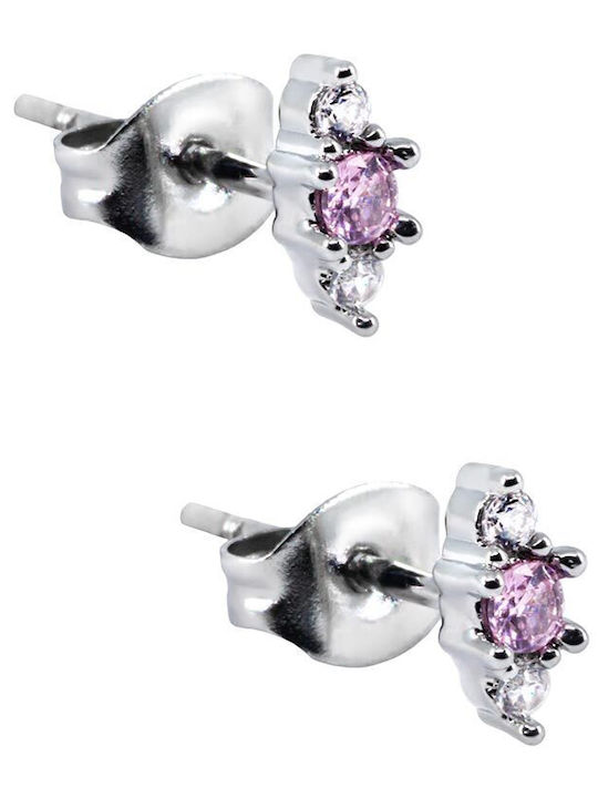 Piercing.gr Обици от Стомана с Камъни