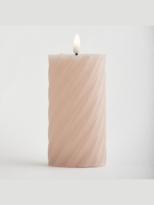 Eurolamp Christmas Pink Battery Candle 16x7cm