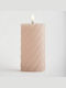 Eurolamp Christmas Pink Battery Candle 16x7cm