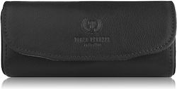 Green Leather Glasses Case Pencil Case Cover Paolo Peruzzi T-83-bl