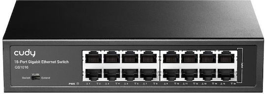 Cudy GS1016 Unmanaged L2 Switch with 16 Gigabit (1Gbps) Ethernet Ports