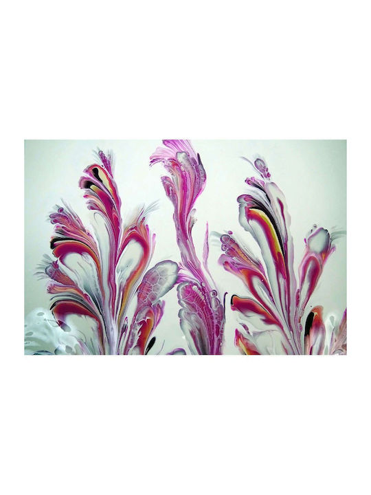 Conceptum Hypnose Wookece 189 Ορθογώνιο Χαλάκι Κουζίνας Fuchsia-white 50x80εκ.