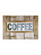 Conceptum Hypnose Wookece 217 Ορθογώνιο Χαλάκι Κουζίνας Brown-grey 50x80εκ.