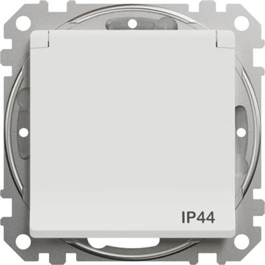 Schneider Electric Gn.1-kr.z/u Ip44 White Sedna Des