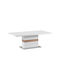 Zoekrin Tisch Speisesaal Holz White 200x100x76cm
