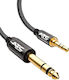 ATC Cable 6.3mm male - 3.5mm male 5m Gold (02.008.0141)