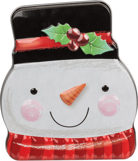 Out of the Blue Snowman Christmas Gift Box for Present Multicolour 14x11cm Snowman