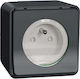Schneider Electric Mureva Style Power Socket 2p+pe Anthracite Screw Terminals