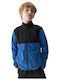 Kids Cardigan Fleece Blue