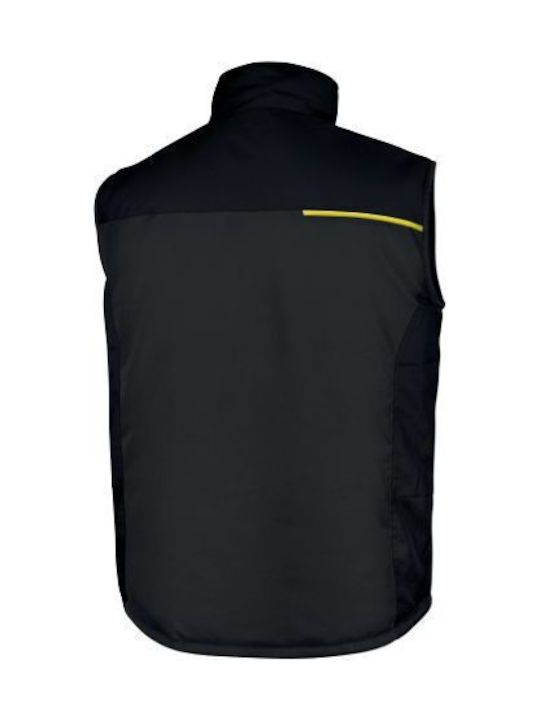 Delta Plus Fidji3 Men's Safety Vest with Fleece Lining Gray