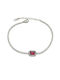 Bizou-Shop Women's Riviera Bracelet Made of Stainless Steel with Zircon 22cm