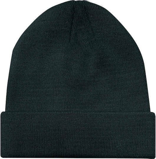 Beanie Unisex Beanie Knitted in Green color