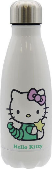 CyP Brands Scorpio Sticlă Pentru Copii Hello Kitty Din Oțel Inoxidabil Cu Pai 550ml