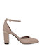 Leslie 100a Pumps mit Riemchen & hoher Absatz Beige
