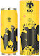 Estia Travel Cup Save the Aegean Recycelbar Glas Thermosflasche Rostfreier Stahl / Kunststoff BPA Frei 500ml Aek Bc Edition mit Stroh
