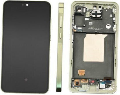 Screen 5g Lcd+touch with Touch Mechanism for Galaxy A55 (Yellow)