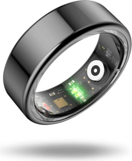 Ksix Saturn Inel Inteligent 19.8mm Impermeabil Negru