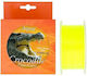 Fir Monofilament Nylon Aqua Crocodile Fluo-carp 300 M Galben Fluorescent