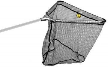 Delphin Triangular Landing Net 60x60 Cm Metal Center 2 Telescopic Sections Total Length 200 Cm
