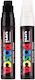 Posca Markere Permanente 15mm Black/White 2buc