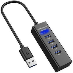 Distribuitor USB 4 Porturi USB 3.0 Ultra Subțire Încărcare sau Transfer de Date 5Gbps Negru Distribuitor USB 4 Porturi USB 3.0 Ultra Subțire Încărcare sau Transfer de Date 5Gbps Negru