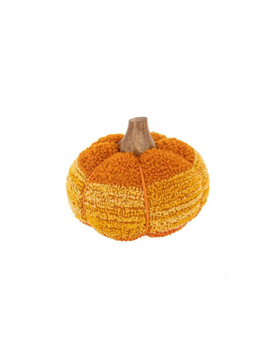 Iliadis Christmas Fabric Figure Pumpkin Orange 15x15x13cm Pumpkin