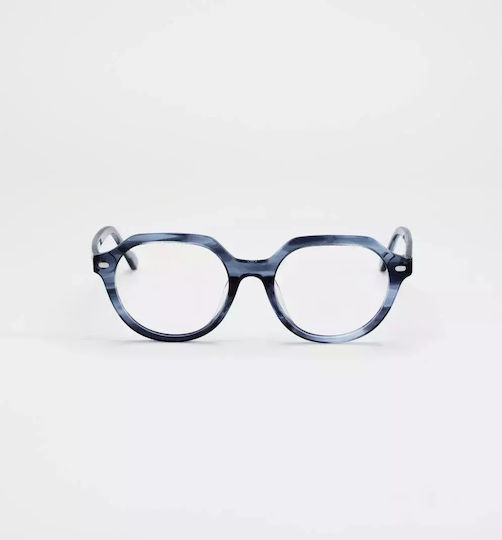 Cosselie Herren Acetat Brillengestell Blau 1802203137