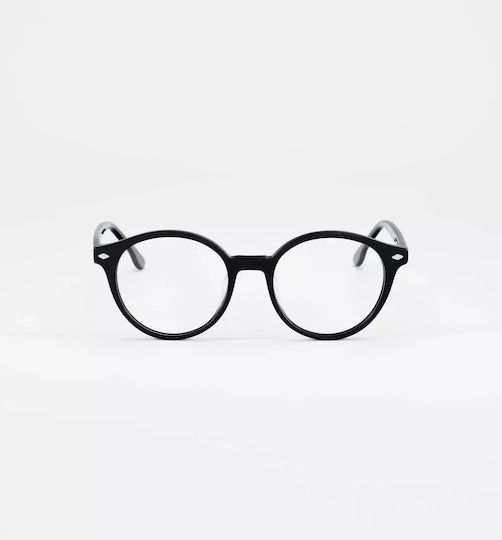 Cosselie Männer Acetat Brillengestell Schwarz 1802203143