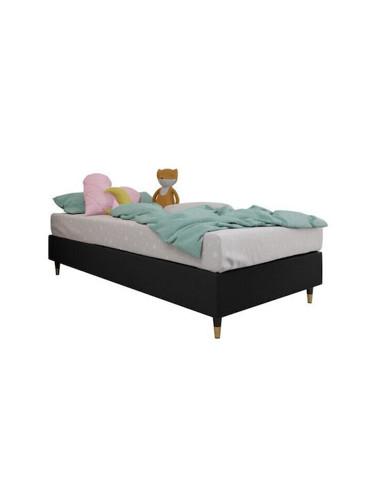 Kids Bed Classic Semi Double Black for Mattress...
