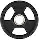 Abisal Scheibenset Olympischen Typs Gummierte 1 x 5kg Φ50mm mit Griffen