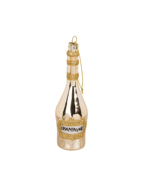 Hanging Ornament Champagne Ecru 4.8x15.4cm