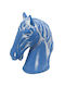 Espiel Set of Decorative Animals made of Ceramic in Blue ERT302K2 19x10x24cm 2pcs