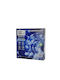 Christmas Light Tube Cold White 220V 180 Light Bulbs Programmable