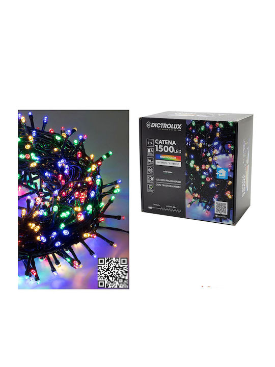 1500 Lichterketten LED 32m. Mehrfarbige in Zeichenfolge 1Stück