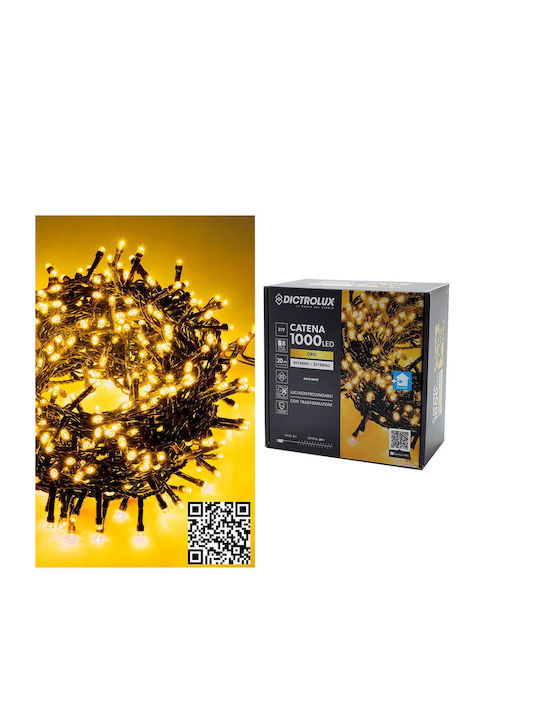 1000 Λαμπάκια LED 22μ. Θερμό Λευκό σε Σειρά 1000 Λαμπάκια LED 22μ. Θερμό Λευκό σε Σειρά