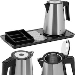 Hotel Welcome Set Electric Kettle Tray 1.2 L 1800 W Silver Hotel Welcome Set Electric Kettle Tray 1.2 L 1800 W Silver