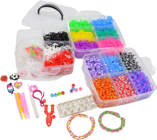 Handibrand Webstuhl Easy Plexi Dreifach Federmäppchen Loom Kit