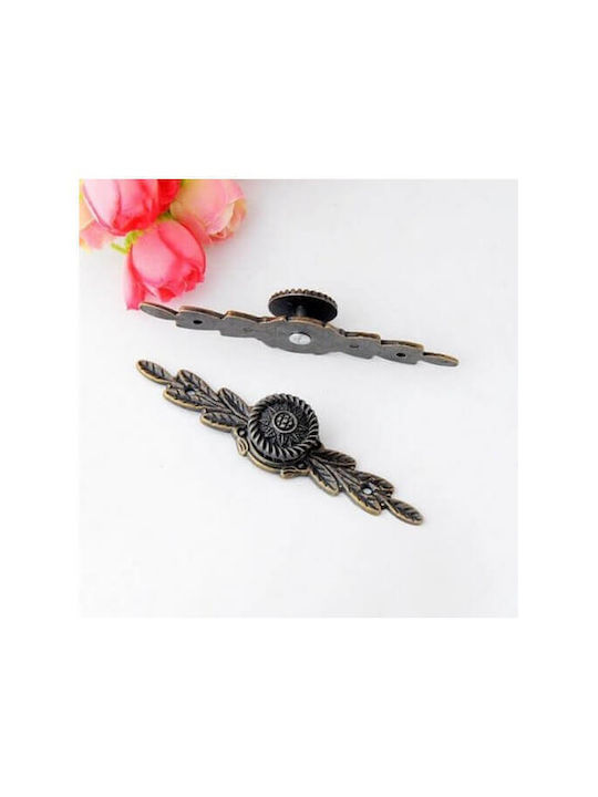 Antique Bronze Metal Χερούλι Επίπλων 85x20mm