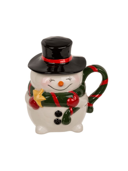 Out of the Blue Lustiger Schneemann Weihnachtlicher Becher Schneemänner 300ml