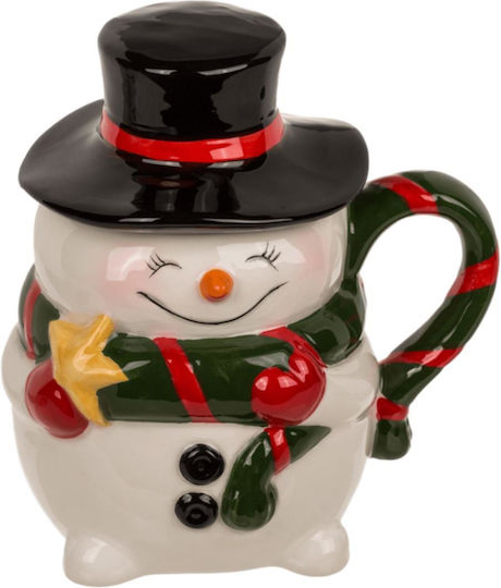 Out of the Blue Lustiger Schneemann Weihnachtlicher Becher Schneemänner 300ml