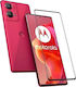 Panzerglas 3D Motorola Moto G85 Schwarzer Rahmen